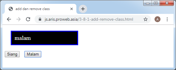 Remove class js